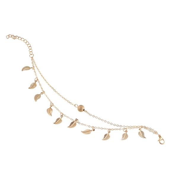 🆕Fashion Leaf Decorated Anklet - Picture 5 of 5